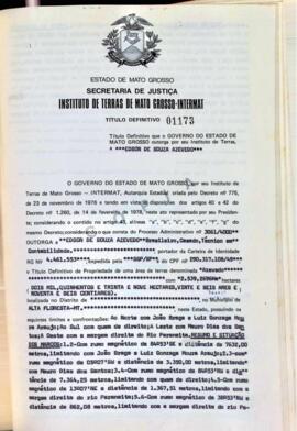 NÚMERO DO TÍTULO: 01173