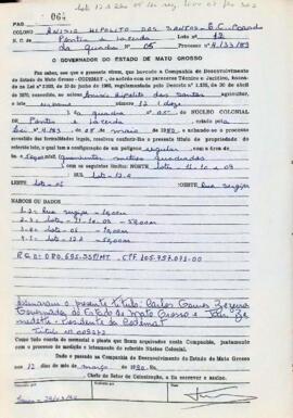 NÚMERO DO TÍTULO: 009272