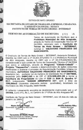 NÚMERO DO TERMO: 1770-A