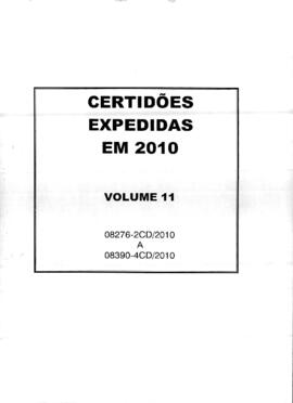 NÚMERO DA CERTIDÃO: SEM DADOS