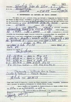 NÚMERO DO TÍTULO: 003913