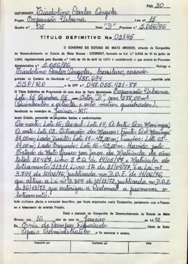 NÚMERO DO TÍTULO: 02145