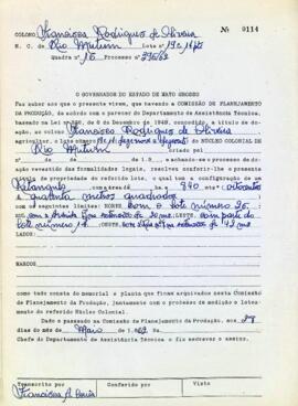 NÚMERO DO TÍTULO: SEM DADOS