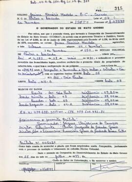 NÚMERO DO TÍTULO: 006027