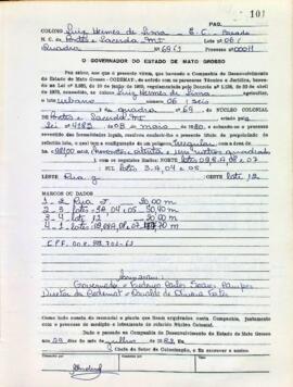 NÚMERO DO TÍTULO: SEM DADOS