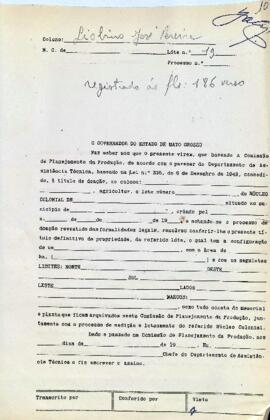 NÚMERO DO TÍTULO: SEM DADOS