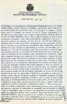 NÚMERO DA CERTIDÃO: 733.81