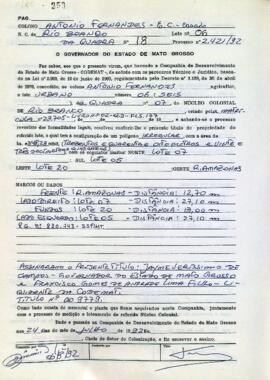 NÚMERO DO TÍTULO: 009779