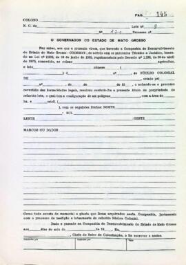 NÚMERO DO TÍTULO: SEM DADOS