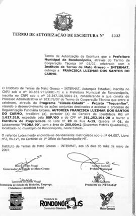 NÚMERO DO TERMO: 6332