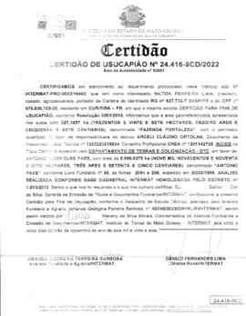 NÚMERO DA CERTIDÃO: 24.416-9CD.2022