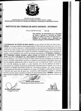 NÚMERO DO TÍTULO: 3508