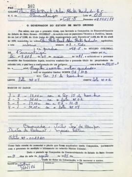 NÚMERO DO TÍTULO: 002320