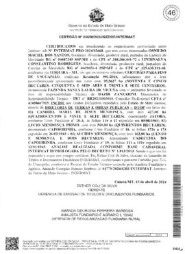 NÚMERO DA CERTIDÃO: 00656.2024