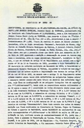 NÚMERO DA CERTIDÃO: 1052.80