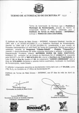 NÚMERO DO TERMO: 7537
