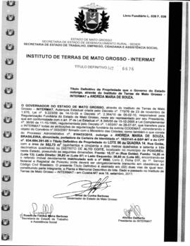 NÚMERO DO TÍTULO: 6676