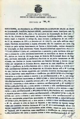 NÚMERO DA CERTIDÃO: 782.81