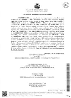 NÚMERO DA CERTIDÃO: 00629.2024