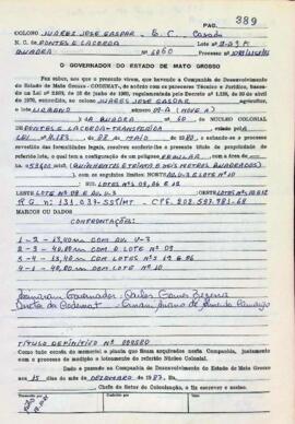 NÚMERO DO TÍTULO: 004580