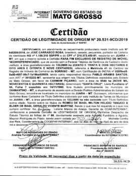NÚMERO DA CERTIDÃO: 645306.2018