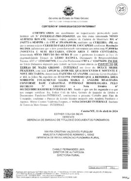 NÚMERO DA CERTIDÃO: 00645.2024