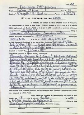 NÚMERO DO TÍTULO: 02876