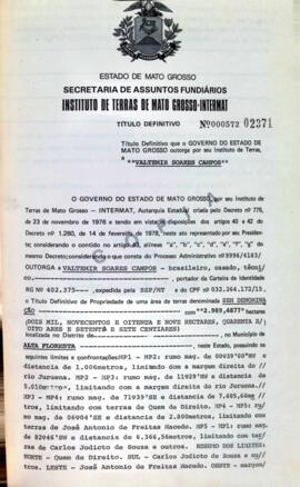NÚMERO DO TÍTULO: 000572