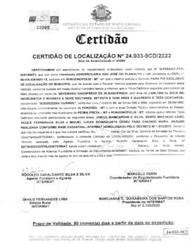 NÚMERO DA CERTIDÃO: 24.033-9CD.2022