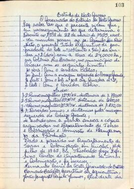 NÚMERO DO TÍTULO: SEM DADOS