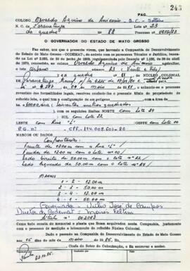 NÚMERO DO TÍTULO: 002087