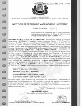 NÚMERO DO TÍTULO: 10470