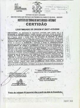 NÚMERO DA CERTIDÃO: 06227-4CD.2009