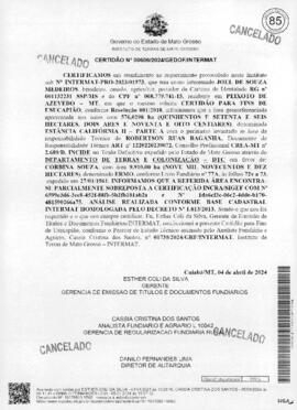 NÚMERO DA CERTIDÃO: 00606.2024