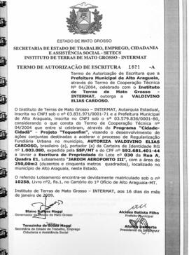 NÚMERO DO TERMO: 1821-A