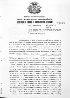 NÚMERO DO TÍTULO: 000079