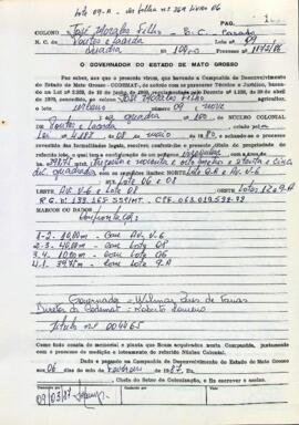 NÚMERO DO TÍTULO: 004465