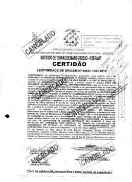 NÚMERO DA CERTIDÃO: 08037-1CD.2010