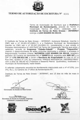 NÚMERO DO TERMO: 6101