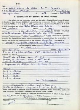 NÚMERO DO TÍTULO: 000165