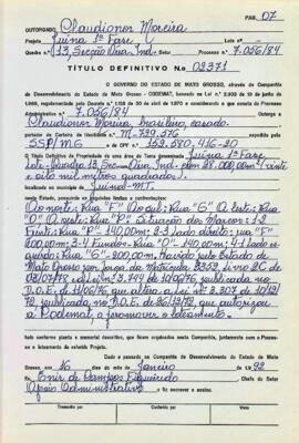 NÚMERO DO TÍTULO: 02371