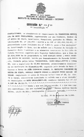NÚMERO DA CERTIDÃO: 232.90