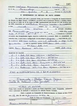 NÚMERO DO TÍTULO: 009149