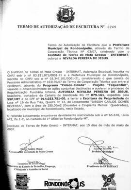 NÚMERO DO TERMO: 6249
