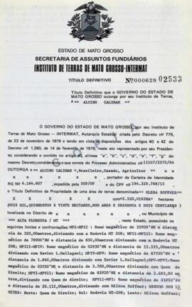 NÚMERO DO TÍTULO: 000628