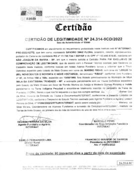 NÚMERO DA CERTIDÃO: 24.314-9CD.2022