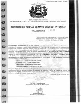 NÚMERO DO TÍTULO: 14202