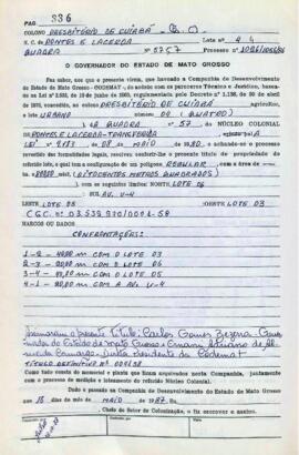 NÚMERO DO TÍTULO: 004138