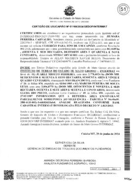 NÚMERO DA CERTIDÃO: 01168.2024