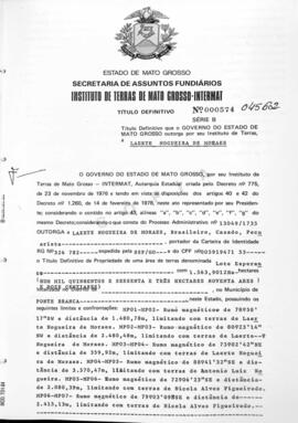 NÚMERO DO TÍTULO: 000574